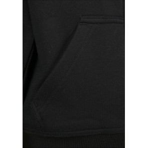 Urban Classics Jongens Hoodie met rits zwart