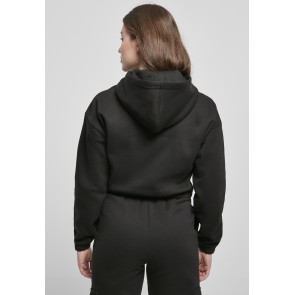 Urban Classics Dames Oversized Sweathoodie zwart achterkant