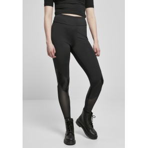 Urban Classics Dames Highwaist Mixed Tech Leggings