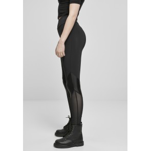 Urban Classics Dames Highwaist Mixed Tech Leggings