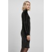 Urban Classics Dames Velvet Turtle Neck Dress
