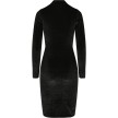 Urban Classics Dames Velvet Turtle Neck Dress