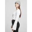 Urban Classics Dames Cropped Rib Cardigan wit