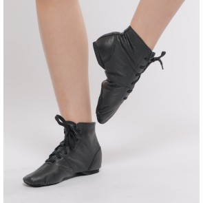 Dansez-Vous CLARA Leren Jazz schoenen met veters