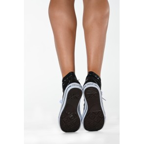 Dansez-Vous dames Hip-hop sneakers VULCANIZE zwart zool