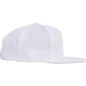 Pro-stijl keperstof snapback pet voor kinderen wit 