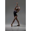 Ballet Rosa Paris dames balletpak mouwloos en kanten hals zwart model