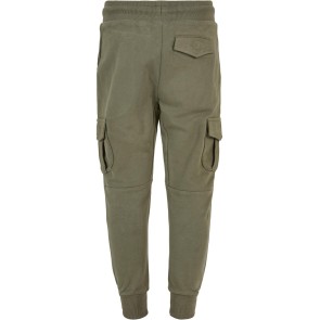Urban Classics Jongens joggingbroek olive achter