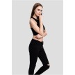 Urban Classics Dames Cropped Rib Top Zwart rechts