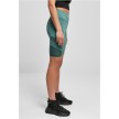 Urban Classics Dames Kortebroek met Hoge Taille Zeeblauw