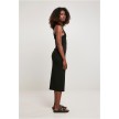 Urban Classics Dames Midi Mouwloze Ribjurk rechte kant