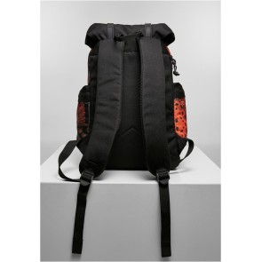 Urban Classics Rugzak Bandana met print black-orange