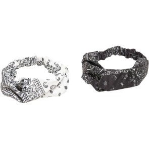 Urban Classics TB5124 Hoofdband Zwart & Wit