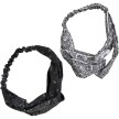 Urban Classics Bandana print Zwart & Wit tb5124
