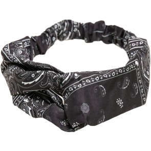 Urban Classics Bandana print Hoofdband Zwart