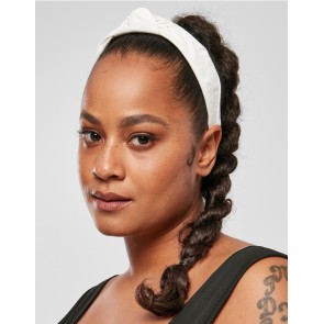 Urban Classics Lichte Hoofdband met Knoop set van 2 Zwart & Wit