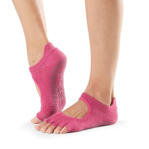 ToeSox Half Toe Bellarina Antislip sokken voor Yoga en Pilates