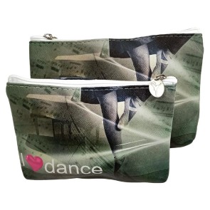 Alista Dubbele Envelop-Tasjes I Love Dance met print van Dansafbeeldingen