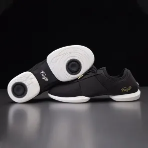 Fuego Danssneakers Fuego Zwarte Danssneakers met Witte Splitzool