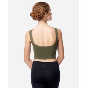 Lulli Dames High Neck Tank Crop Top Mary rug