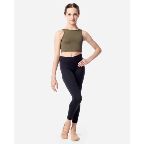 Lulli Meisjes High Neck Tank Crop Top Mary stretchende stof