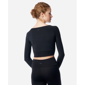 Lulli Dames Long Sleeve Crop Top Juniper rug