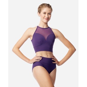 LULLI LUF684 Norah Crop top met hoge hals