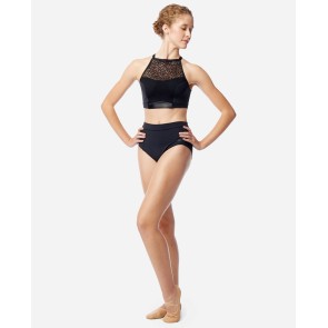 Lulli Dames High Neck Crop Top Ada
