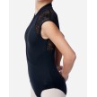 Lulli Meisjes Zip Front High Neck Dance Leotard Ariella zijkant