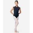 Lulli Meisjes Zip Front High Neck Dance Leotard Ariella voorkant
