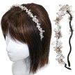 Alista F070612 golvende haarband zwart dans ballet accessoire