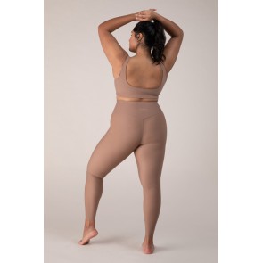 Bloch ZCO1802 square neck crop top beige achterkant 