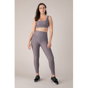 Bloch ZCO1802 square neck crop top grijs 