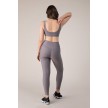 Bloch ZCO1802 square neck crop top grijs achterkant 