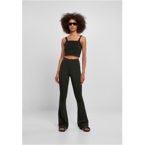 Urban Classics Ladies Recycled High Waist Flared Leggings