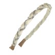 Alista Haarband met Parels en Strass in creme zand beige
