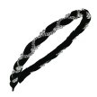 Alista Haarband met Parels en Strass in zwart