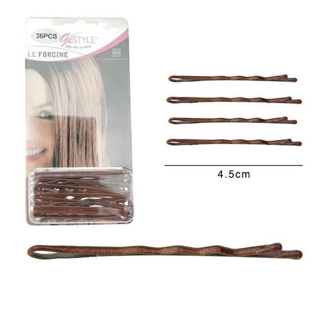 Alista Bruine Schuifspelden 4,5 cm 36 stuks W010016A