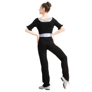 Rumpf RU2715 warm up top zwart achterkant 