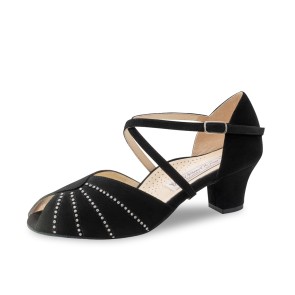 Werner Kern Sonia dames dansschoenen met Strass en Peeptoe neusje