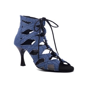 Portdance PD804 NET Denim Dansschoenen