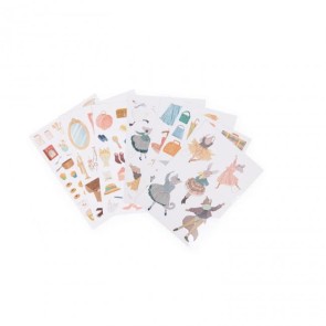 Moulin Roty Stickerschrift La petite école de danse